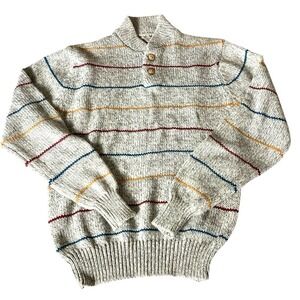 Vintage Dry Goods Saugatuck Sweater Mens Large Grandpa Fisherman's Wool Blend